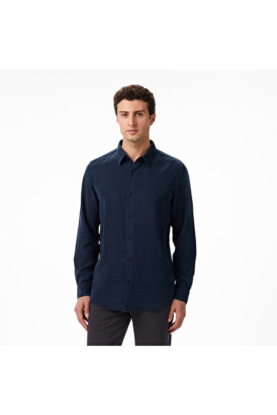 Nautica Erkek Lacivert Classic Fit Gömlek