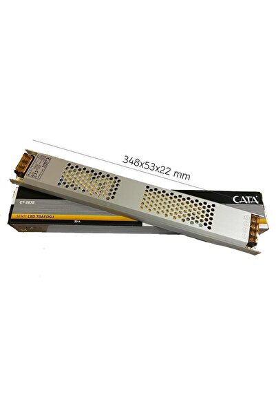 Genel Markalar Ultra Slim 12V 30A 360W Switch Mode Güç Kaynağı — LED Şerit ve...