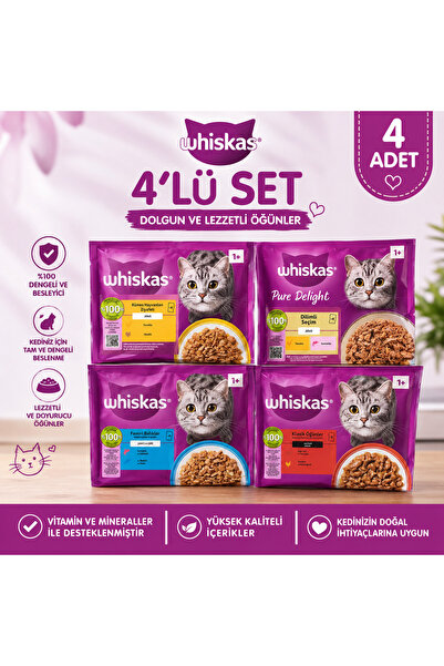 Whiskas Yetişkin Kedi Yaş Mama