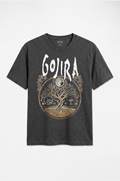 Kretas تي شيرت Tree of Life Gojira Joe Duplantier Metal Music Rock للجنسين من...