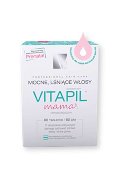 NUTROPHARMA Tratament pentru păr, Nutropharma, Vitapil Mama, 60 bucăți