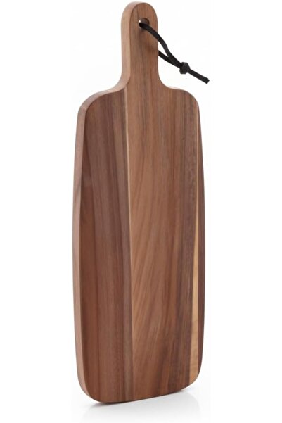 Yıldızan Albemo Acacia Wood Serving Tray (45X15 cm) |   Long and Thin Natural...