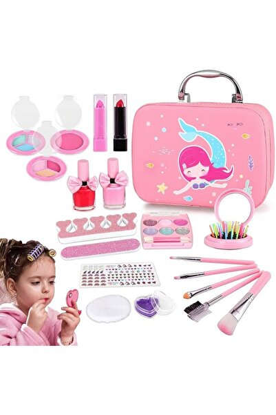 Home Smart Kids Makeup Kit for Girl, 20 Pcs Washable Makeup Set for 3+ Year I...