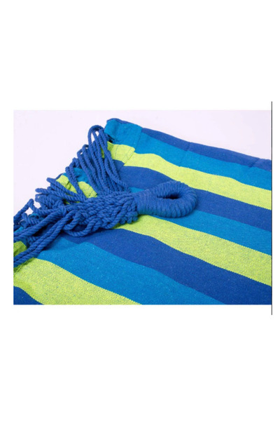 Generic Brand Hamac multicolor din bumbac pentru curte sau gradina, 1 persoana
