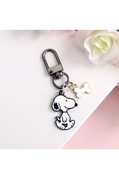Choice1 Bandai Snoopy-A Snoopy Creative Cute Cartoon Metal Keychain Personali...