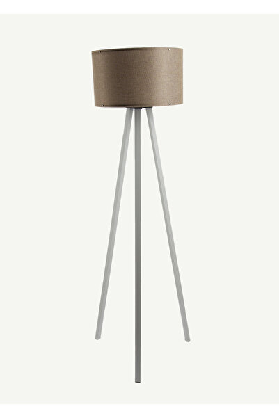Bella Maison Peggy Demonte Tripod Lambader Jüt-Beyaz (36x36x140 cm)