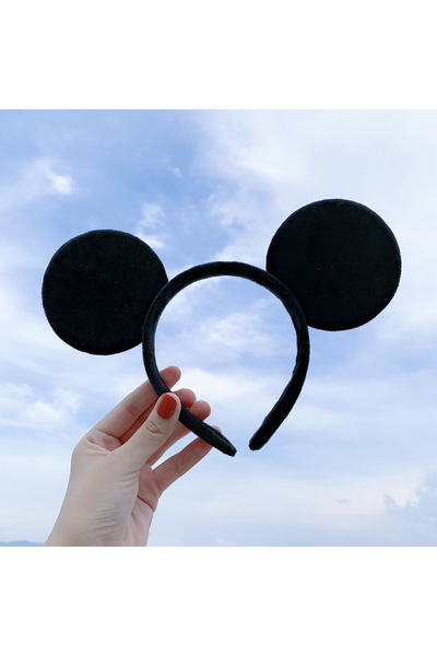 Choice عصابة رأس جديدة بتصميم أذن ميكي الأسود من الأنمي، عصابة رأس لملاهي الت...