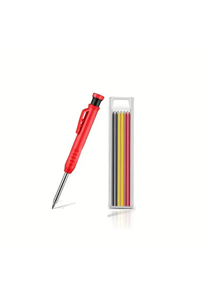 Choice1 Red Pencil Set 1 Solid Carpenter Pencil, Woodworking Tools, Mechanica...