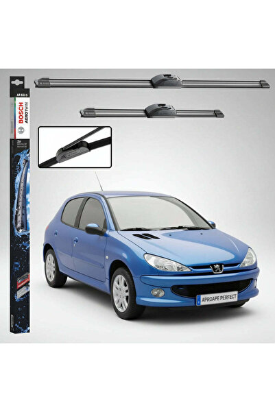 Bosch Чистачки за предно стъкло Пежо 206 1998-2009 |   Преден комплект 650мм ...