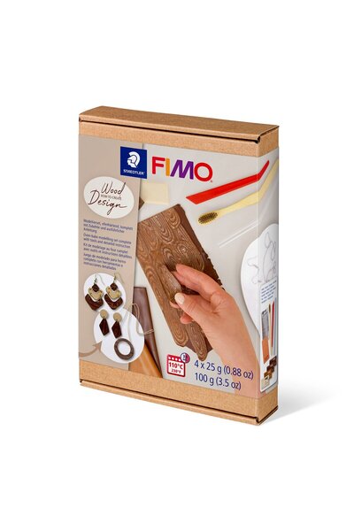 Staedtler FIMO Комплект за дизайн с дървесен ефект 8025-HTC1