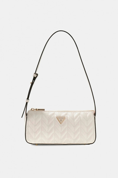 Guess Stacey Küçük Kadın Beyaz Omuz Çantası HWGG9741720-OFF