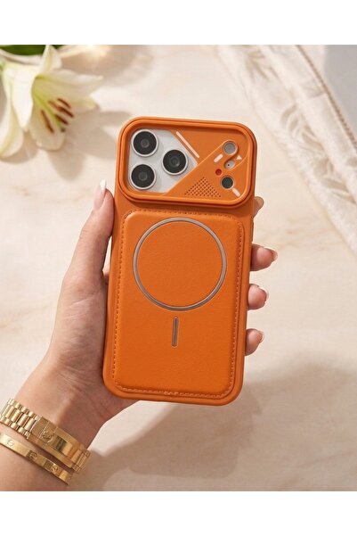 KILIF HOUSE Iphone 17 Pro Max Uyumlu Cyber Geometrik Kamera Korumalı Deri Yüz...