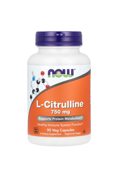 Now Foods Amino Acid, L-Citrulline 750 mg, Supports Protein Metabolism Amino ...