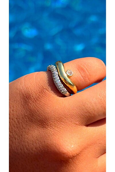 Cadera Jewelry Double Rainbow Ring