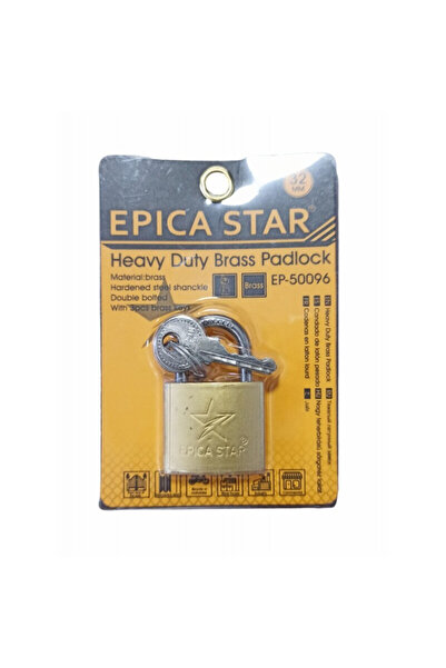 EPICASTAR Λουκέτο με κλειδί 32 χιλιοστά
