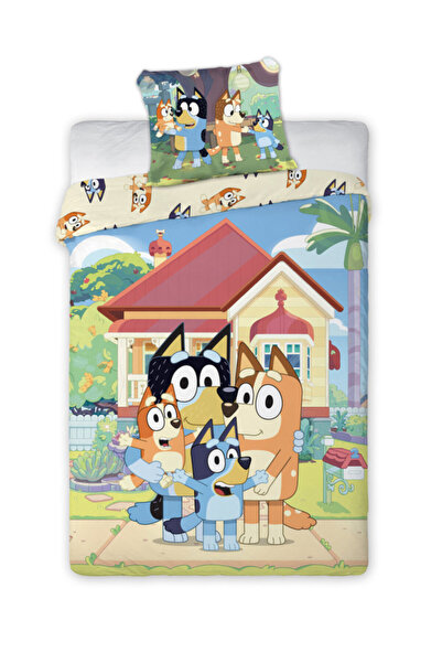 bluey Σετ Παπλωματοθήκης για το Σπίτι 140×200εκ., 70×90 εκ.