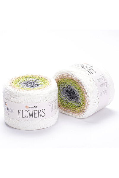 Yarnart Flowers Renkli Koton Yazlık El Örgü İpi 274