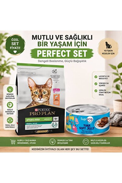 Pro Plan KAMPANYALI ÜRÜN !! Kısırlaştırılmış Somonlu Kuru Kedi Maması 3 Kg + ...