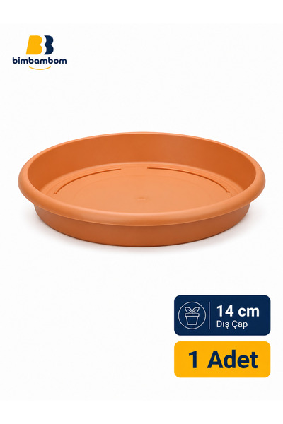 bimbambom Plastik Saksı tabağı 14cm, Saksı Altı, Saksılık