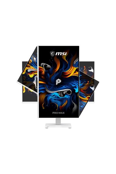 MSI PRO MAX 271UPXW12G 27'' 0.03ms (GtG) 120Hz (2xHDMI+DisplayPort+2xType-C) FreeSync Premium Pro, G-SYNC 4K UHD (3840 x 2160) QD-OLED Monitör