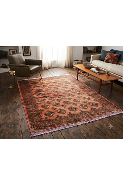 DesignEv 188-130cm El Dokuma Afgan Kilimi, Vintage Yün Halı, Oturma Odası ve ...