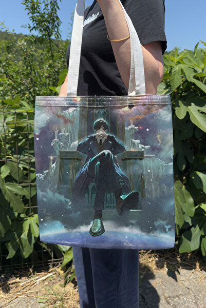 ZipZap Guimi Zhi Zhu V3 Summer Winter Double-Sided Canvas Printing Tote Bag A...