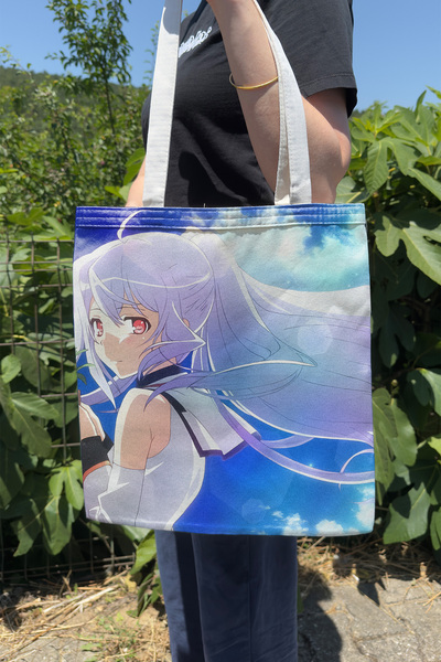 ZipZap Plastic Memories V3 Summer Winter Double-Sided Canvas Print Tote Bag A...