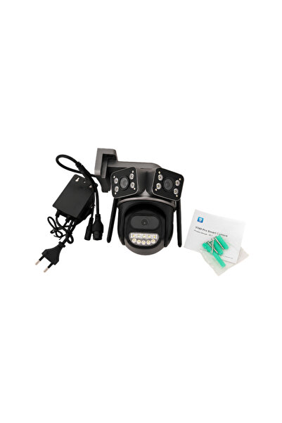 V380 Pro Camera de Supraveghere Tripla Wi-Fi 6MP PTZ cu AI & IR