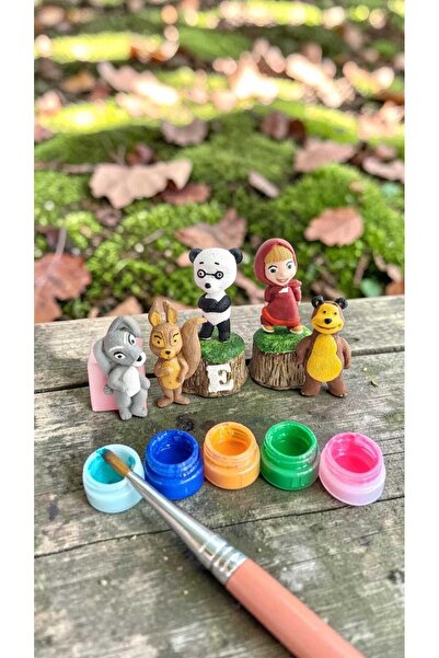 STELLA CANDLE WORKSHOP مجموعة ماشا والدب الكبير مكونة من 5 قطع، مجموعة تلوين ...
