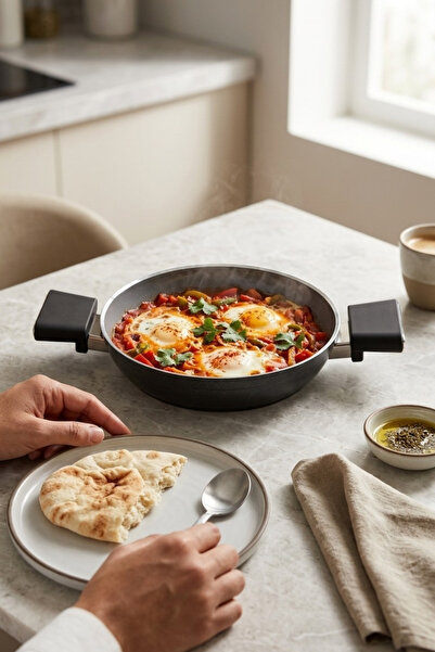 Cooker كليف 22 سم سيراميك مطلي باللون الأسود CKR4641