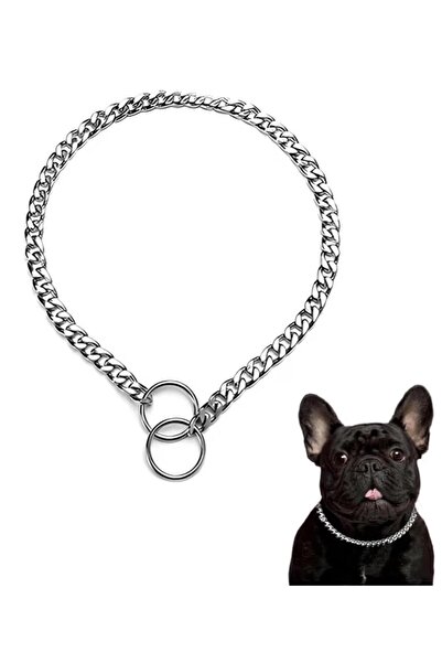 Generic Brand Pet Collar Leash Neck Collar for Paw Friends Stainless Steel 50 cm