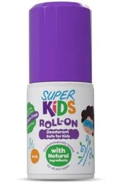 Superkids Super Kids Liquid Deodorant, Fragrance-Free, Unisex, 30 ml, Long-La...