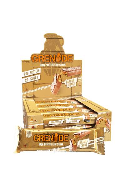 Grenade Protein Bar Caramel Chaos 60g x 12 Karamel Aroma