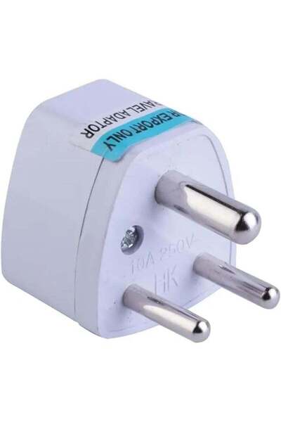 Generic Universal Adapter 3 round pin socket - Little plug, India, Nepal, Sri...