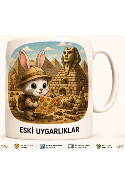 Rana İkra Art Rabbit Ancient Civilizations Mug