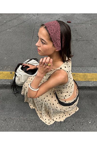 Nurcanilirboutique Zarif Fransız dantel Bandanalar