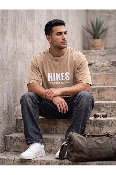 hikes Men’s Premium T-Shirt – Soft Breathable Fabric, Relaxed Fit Casual For ...