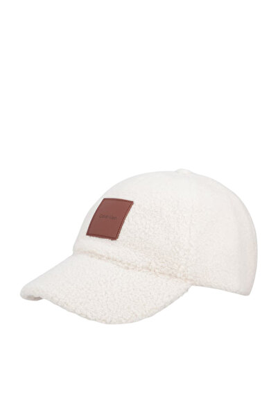 Calvin Klein Γυναικείο Sherpa Καπέλο Εκρού LV04F5096G-QYJ
