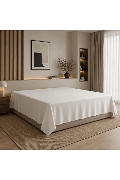 OTHELLO Hotel Collection Linor White Bed Sheet - 180X240 cm