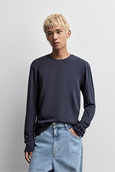 LEFTIES Uzun kollu basic t-shirt