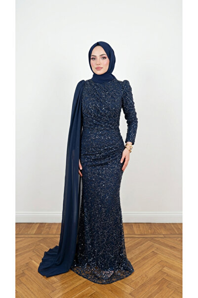 GARDROP GİYİM BALIK MODEL PİLELİ OMUZDAN PELERİNLİ TESETTÜR ABİYE