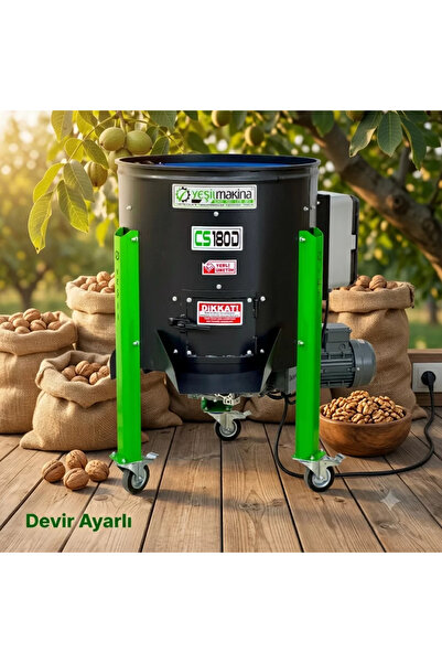 Yeşil Makina Cs 180-d Devir Ayarlı Ceviz Soyma Makinesi