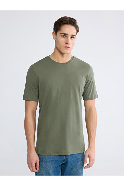 LC Waikiki Nevavm 100% Cotton Regular Fit Basic T-Shirt with a Difference