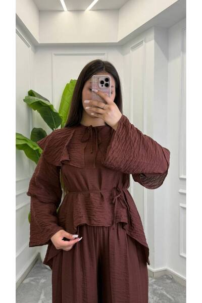 dezer Voile Fabric Pants Suit