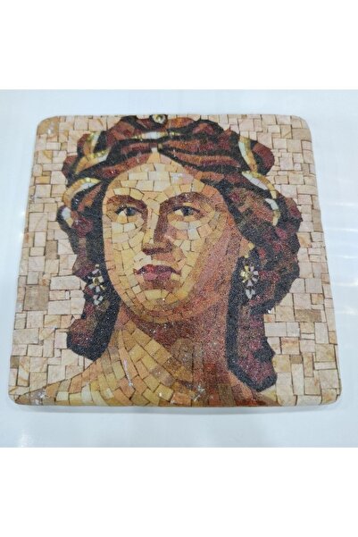 Şeker Portakalım غطاء تصريف للحمام والشرفة من الحجر الطبيعي مقاس 20x20x1 سم م...