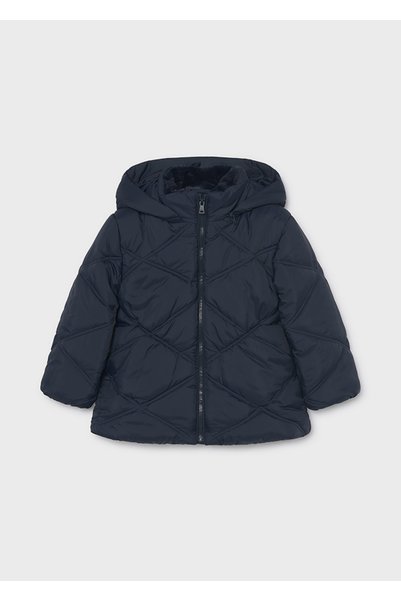 MAYORAL Girl's Hooded Lined Coat School Coat 415
