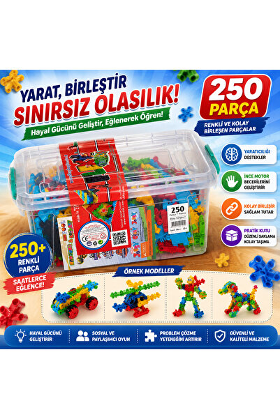 FABBA TOYS 124 flexy 250 pieces plastic kt