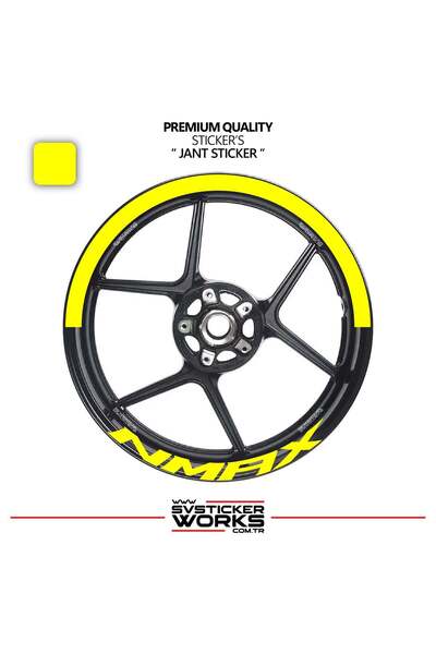 ARONA شريط إطار ياماها Nmax - طلاء نصف إطار وطقم ملصقات نماكس