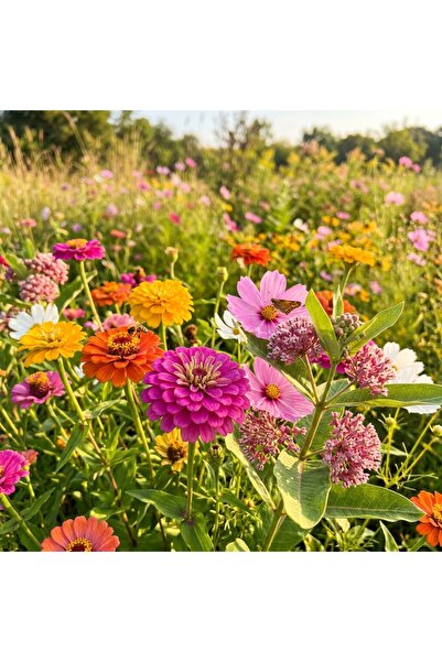 Bloom & Sow Seed خليط بذور الزهور البرية الصديقة للفراشات (100 بذرة) - مزيج م...
