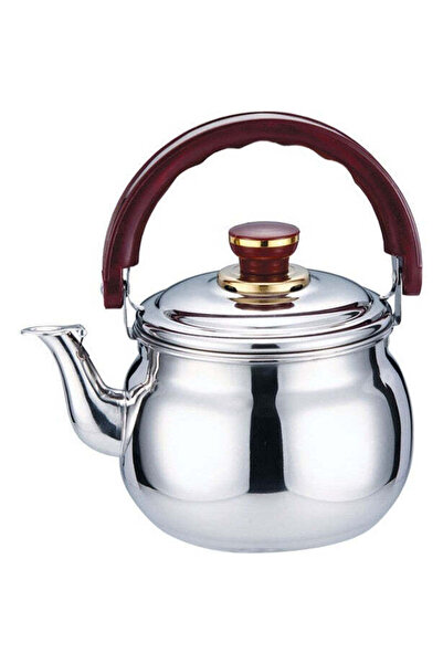 no names Stainless steel kettle with whistle, 2.5 l, all hob types, protectiv...
